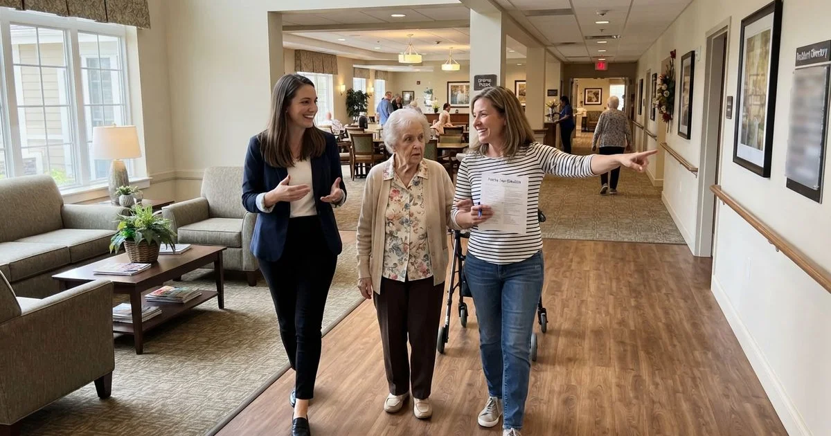 Touring an assisted living or memory care community: questions to ask and red flags to watch for